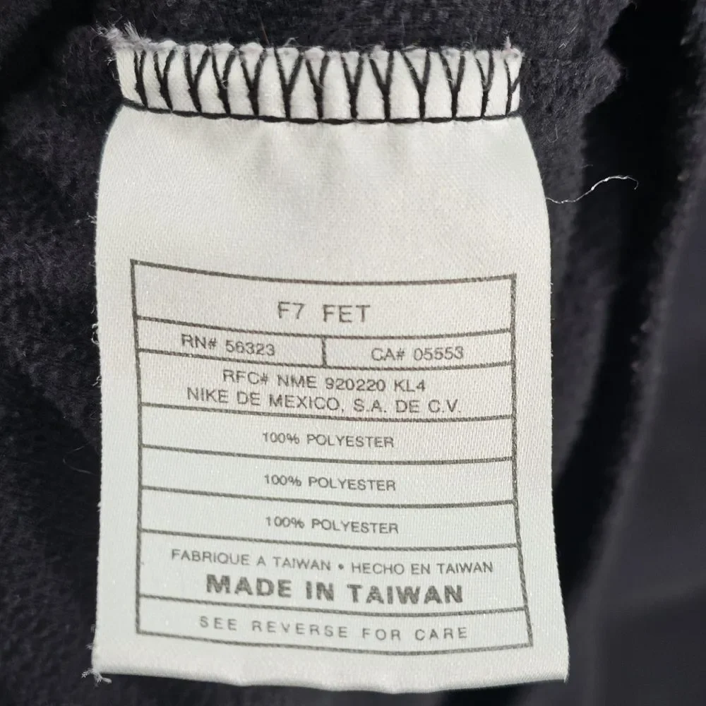 Vintage Nike 1/2 Zip Pullover Mens Large Fleece Therma Fit Swoosh Logo‎ 90s Y2K